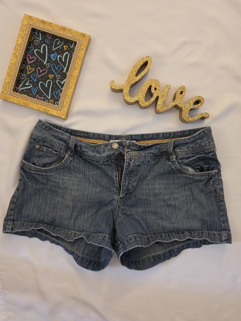 Hydraulic Denim Blue Women's Casual Shorts Size 15/16